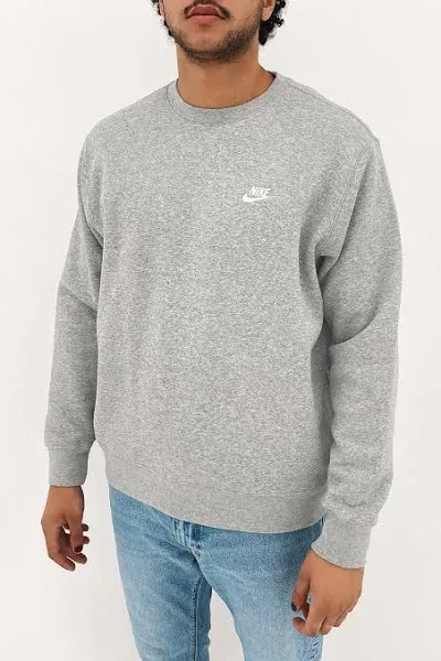 Nike Sportswear Club Crew Sweatshirt - Dark Grey Heather - XL