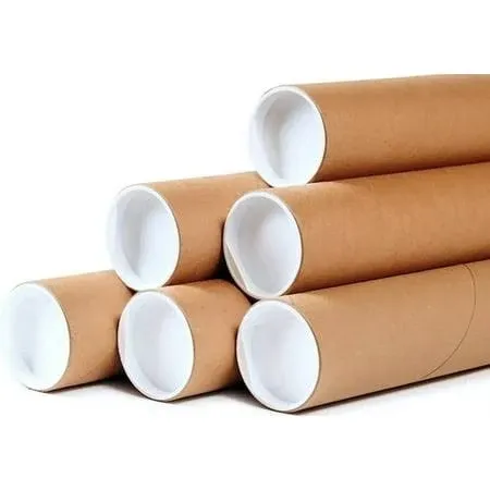 32 - 2 x 18 Round Cardboard Shipping Mailing Tube Tubes With End Caps