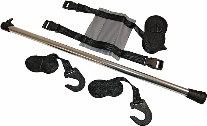 Taylor Made Products Taylor Made Boat Cover Support System with Adjustable 24"-48" Pole, 50' of 1" Polypropylene Webbing Strap for Boats up to 23' Long, Prevents Water Pooling and Pocketing - 55741