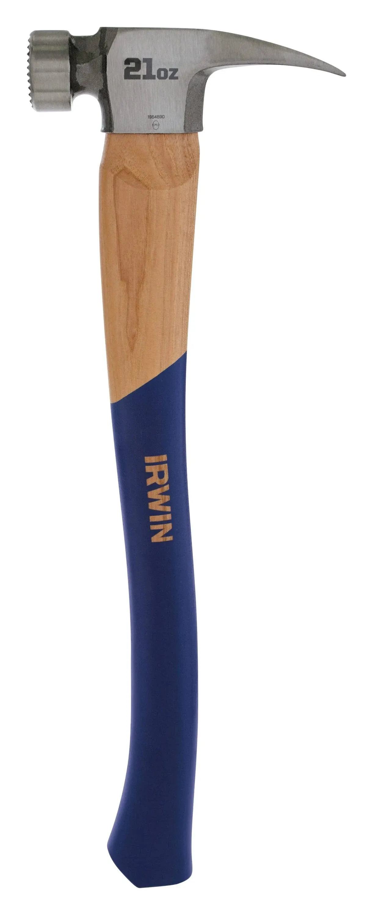 IRWIN 21 oz Wood California Framing Claw Hammer - 15.5&#034; Curved Hickory Handle