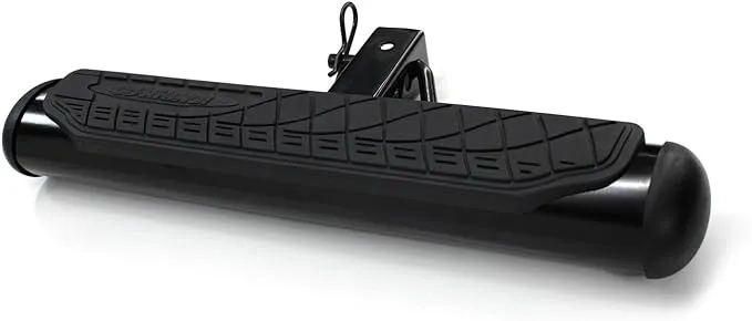 Go Rhino 4in Oval Hitch Step - Black