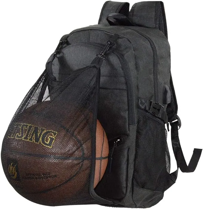 adorence Basketball Backpack with Ball Compartment - Softball Bag/Soccer Ball