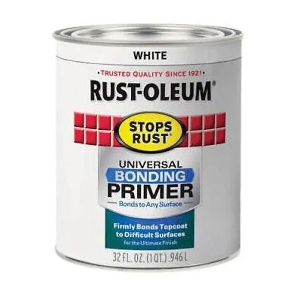 Rust-Oleum Corp Rust-Oleum Universal White Flat Bonding Primer 1 qt (Pack of 2).