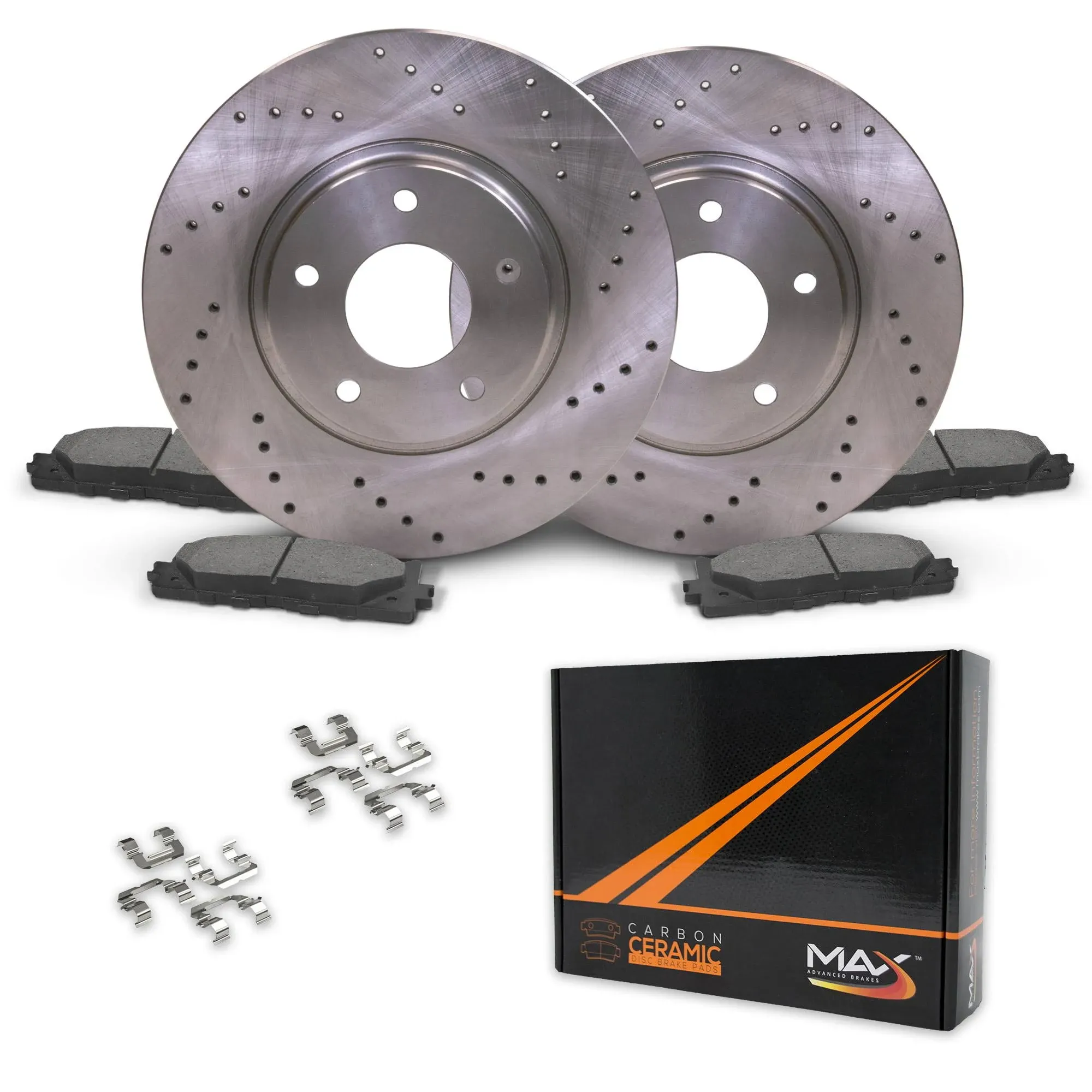 Rear Drilled Brake Rotors + Pads for Nissan Altima Juke Maxima Sentra Maxima