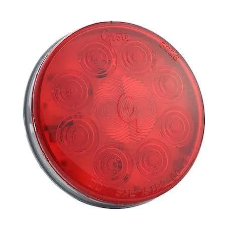 Grote Supernova 4" 10-Diode Pattern LED Stop Tail Turn Light, Grommet Mount, Red ...