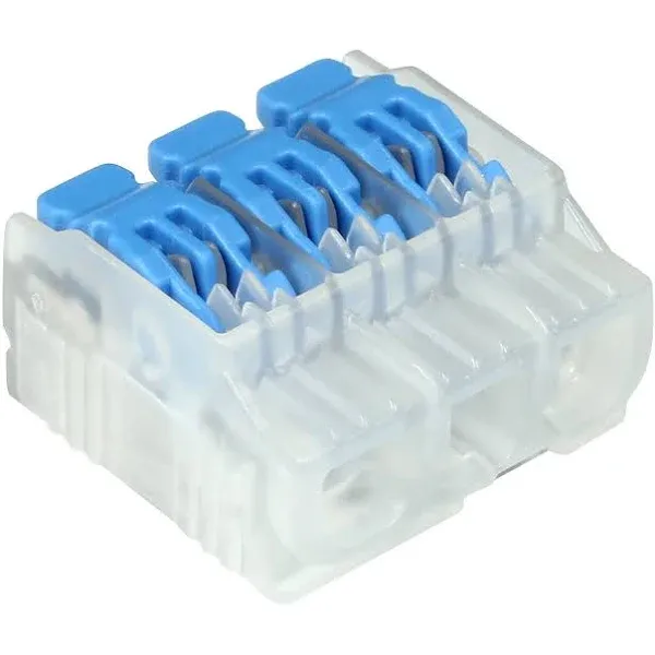 Ideal 30-35L23J In-Sure Lever Wire Connector, L23 3-Port, 350/Jar