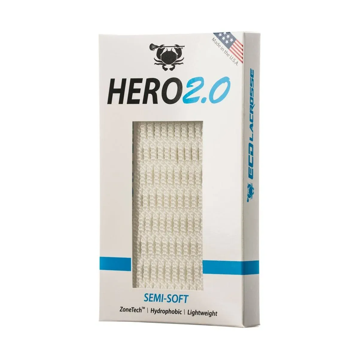 ECD Hero 2.0 Lacrosse Mesh Semi-soft White