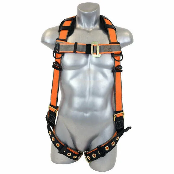 Malta Dynamics B2002 Warthog 5-Point Full Body Harness with Tongue Buckle Legs (S-M-L