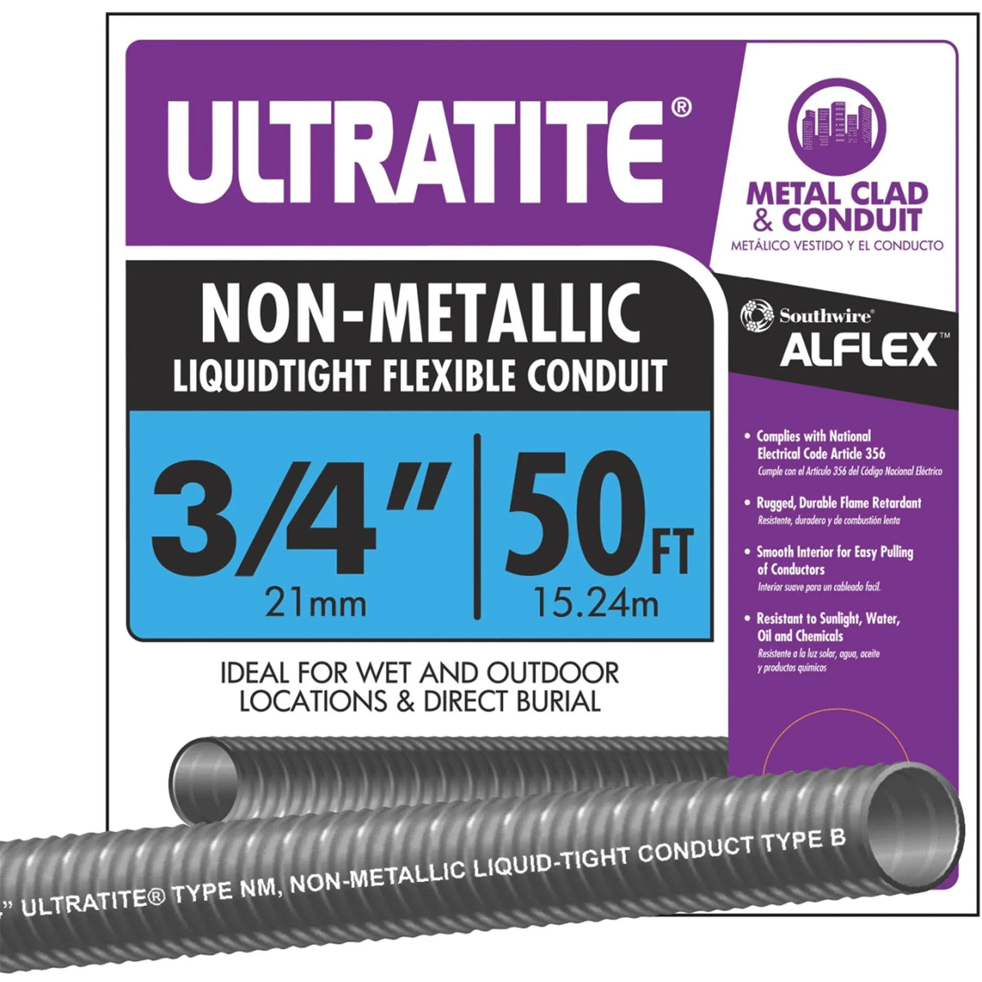 Southwire 55094322 Flexible Non-Metallic Conduit