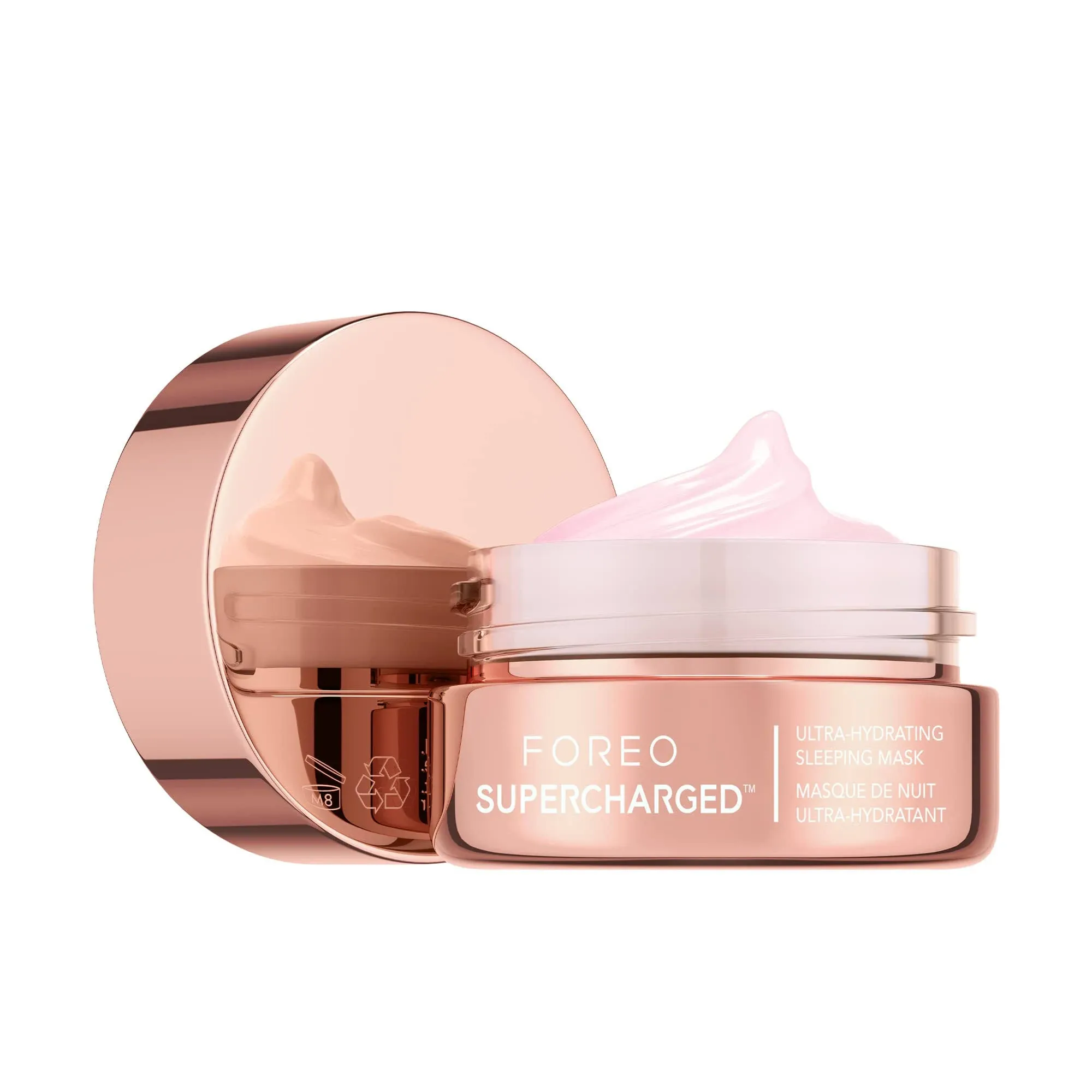 FOREO SUPERCHARGED Ultra hydrating Night Mask - Night Face Moisturizer - Deeply Replenishing Moisturizer Face Cream - Rejuvenating - Vegan - Cruelty & Gluten-Free - 0.5 oz