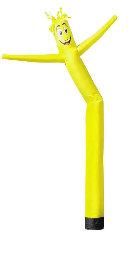 Yellow 20ft Tall Inflatable Tube Man Air Powered Dancing & Waving Puppet for ...