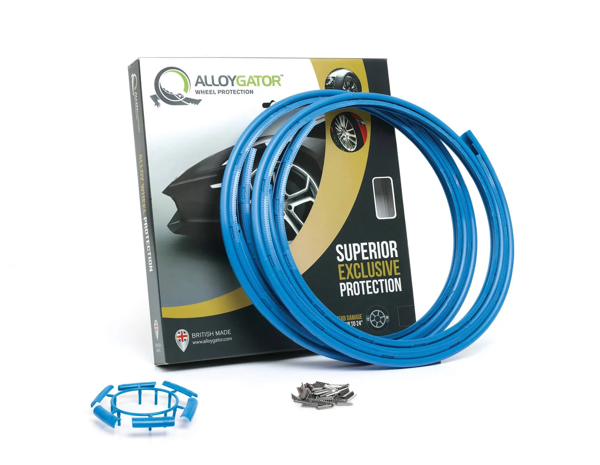 AlloyGator K4SKYBEXC - Sky Blue Wheel Rim Protector Set