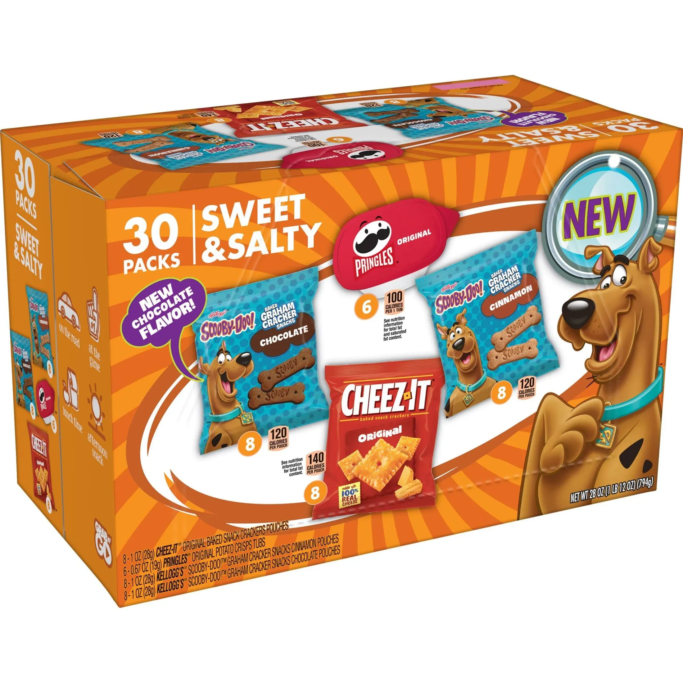 Kellogg&#039;s Sweet and Salty, Lunch Snacks, Office and Kids Snacks, Variety Pack...