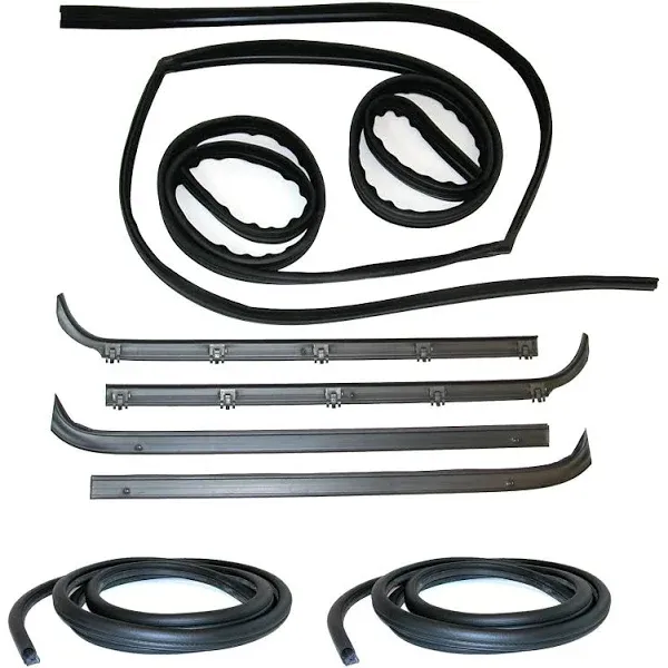 1980 Ford Bronco Weatherstrip Kit, Kit KF1001-8 by Fairchild Industries®