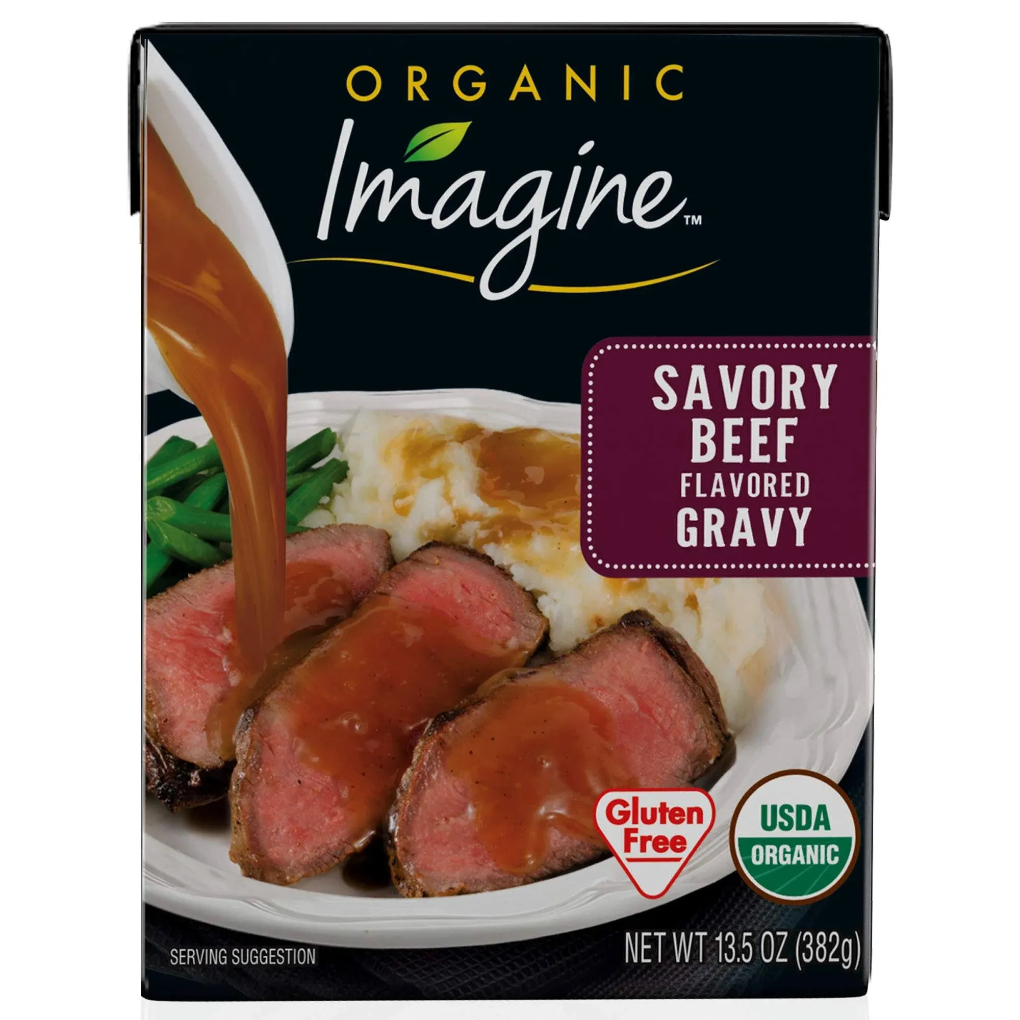 Cozy Farm - Imagine Foods Organic Savory Beef Gravy, 13.5 Fl Oz (Pack Of 12)