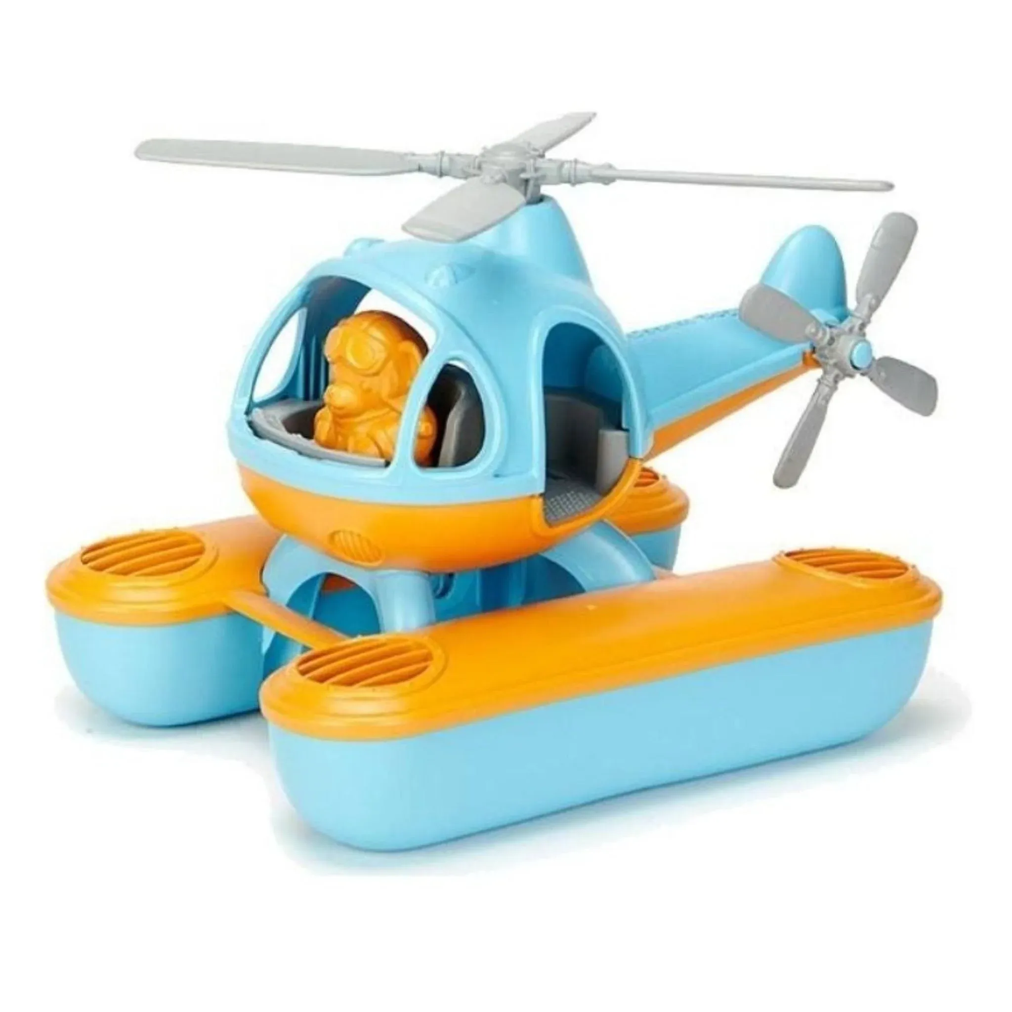 Green Toys Seacopter Bath / Beach Toy -- Tough Recycled Plastic Made in USA 