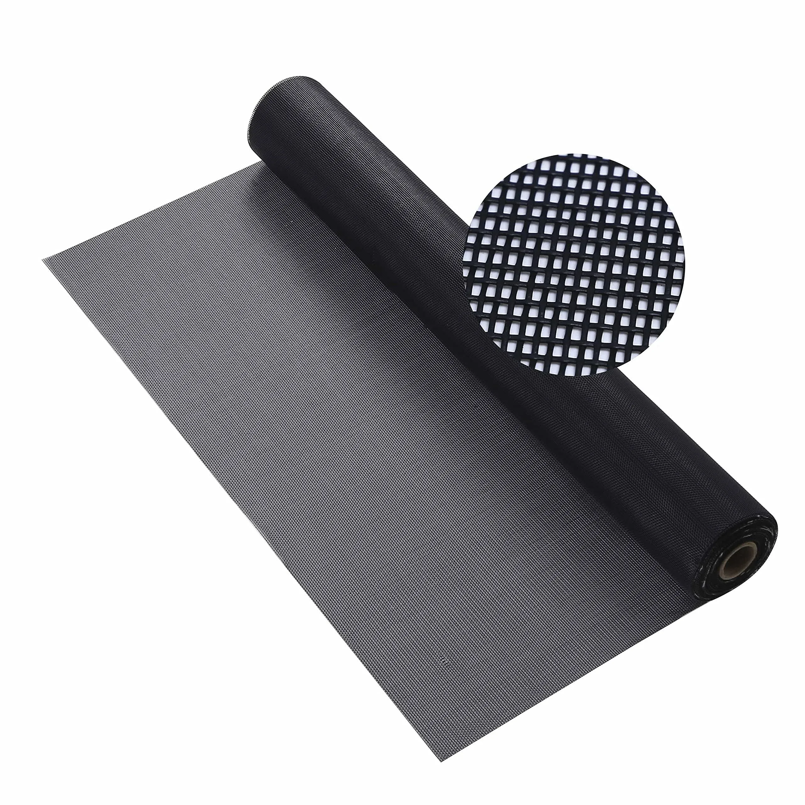 BafloTEX Pet Screen 60"x96" for Door and Window, Patio Screen, Adjustable Door and Window Mesh, Pet Protection, Black SPBLK6096