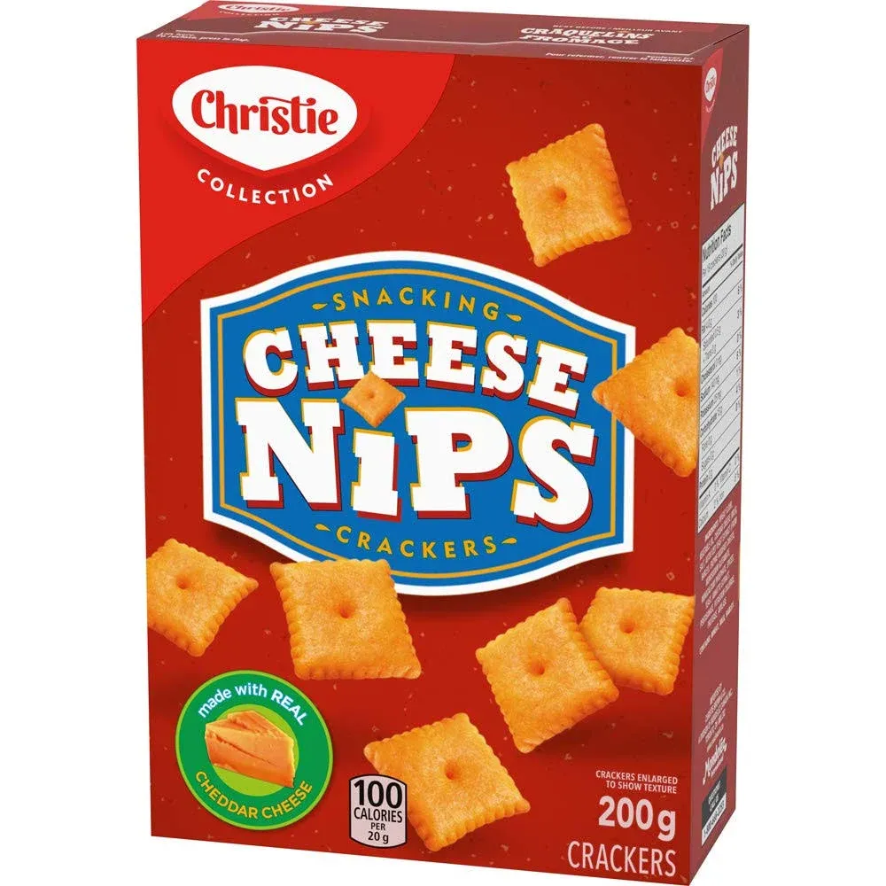 Christie Cheese Nips Snacking Crackers, 200g / 7.05oz {Imported from Canada}