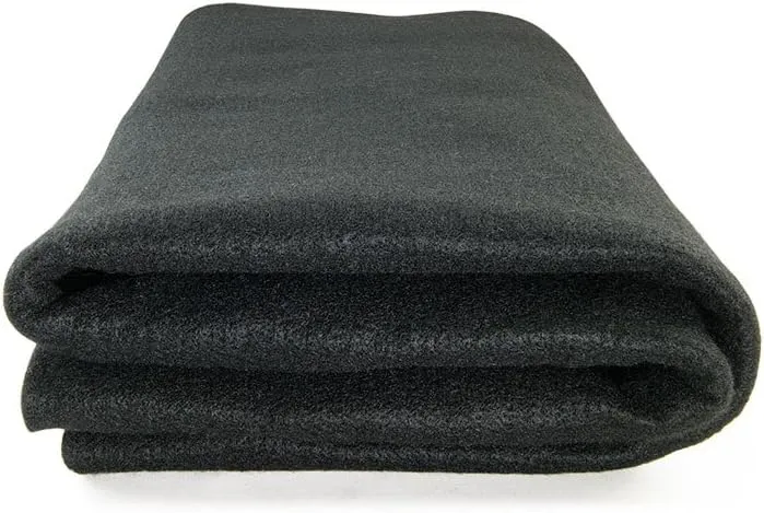 HIGH TEMP FELT WELDING BLANKET: 6' X 4', BLACK