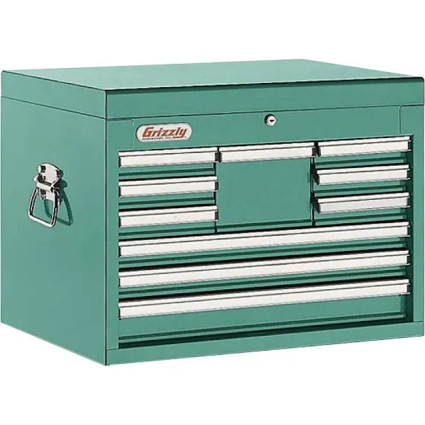 Grizzly Industrial H5652 10 Drawer Full Depth Tool Chest