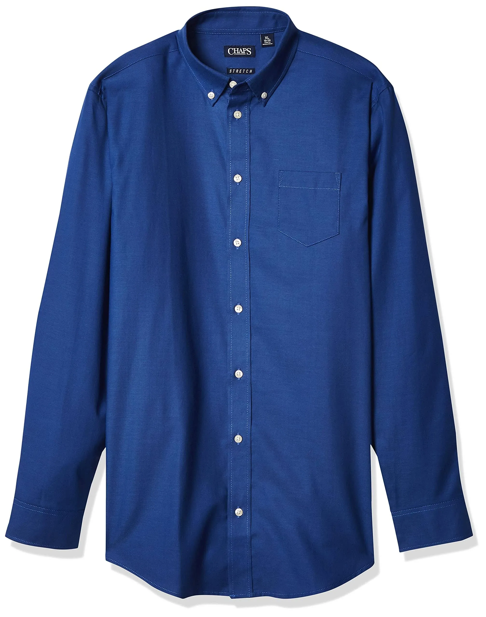 Chaps Boys' Long Sleeve Oxford Button-Down Dress Shirt