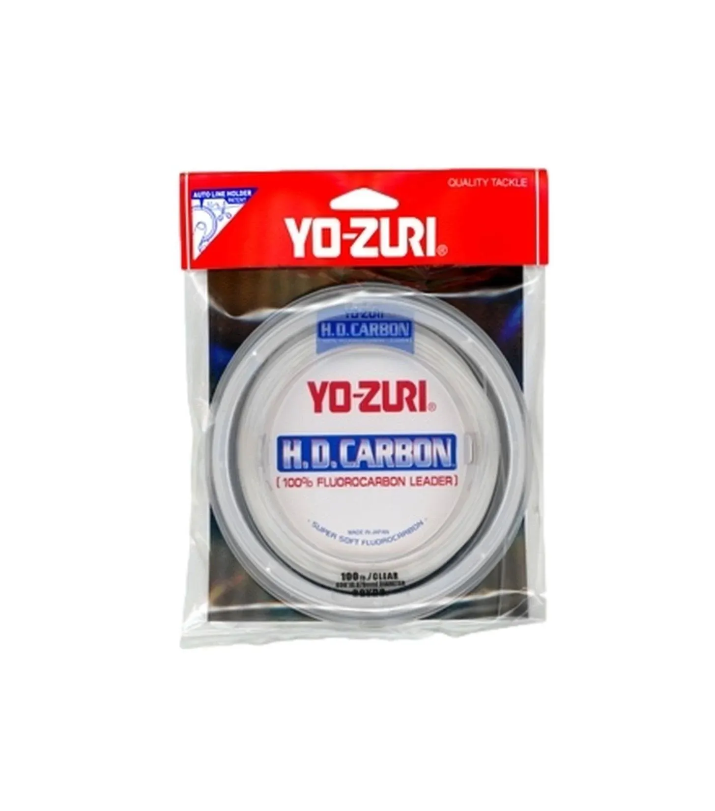 Yo-Zuri H.D. Carbon Fluorocarbon Leader - 30 yd. Spool - 200 lb. Test - .058 Diam. - Clear