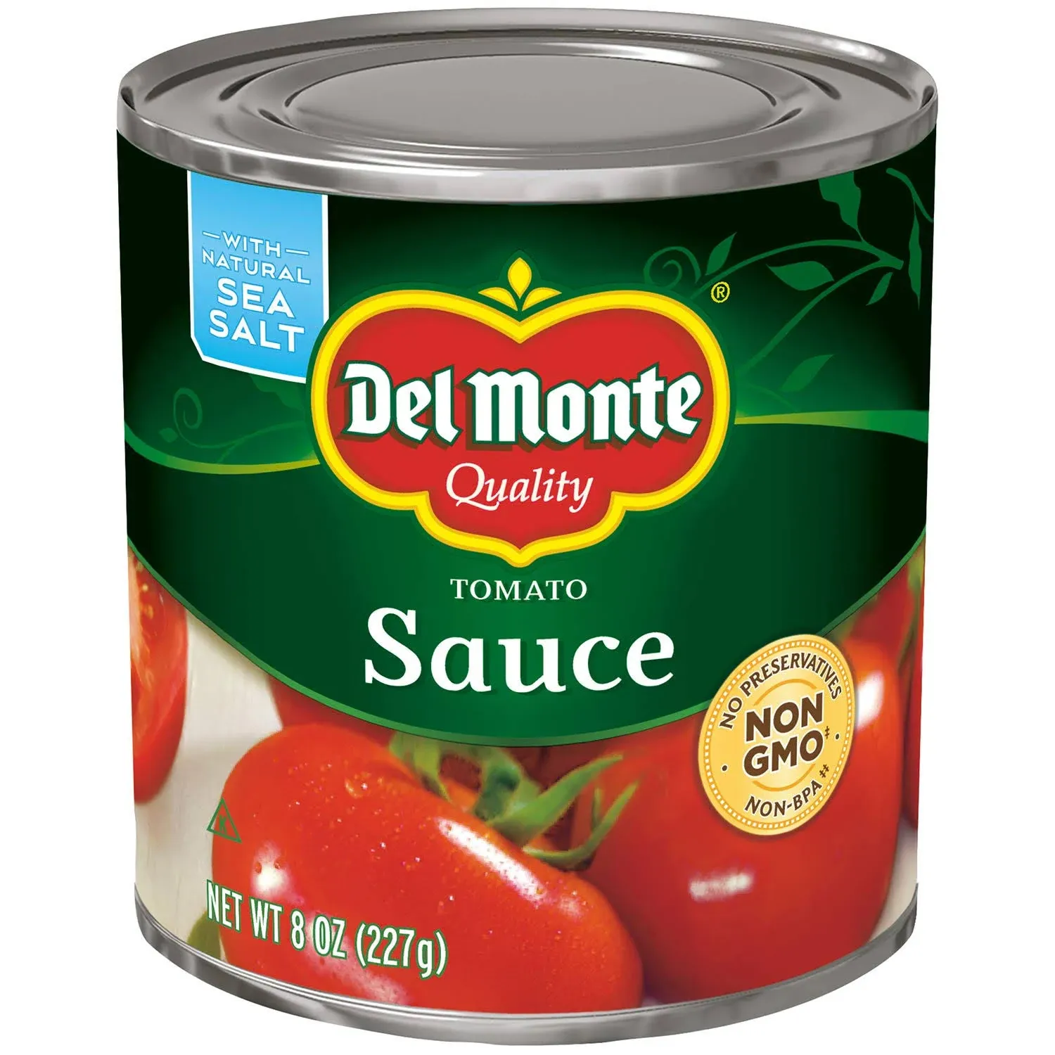 Del Monte Canned Tomato Sauce, 8 Ounce (Pack of 48)