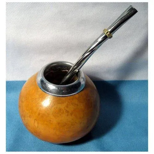 Argentina Mate Gourd Straw Cup Gourd Yerba Mate Bombilla Gaucho Drinking Kit