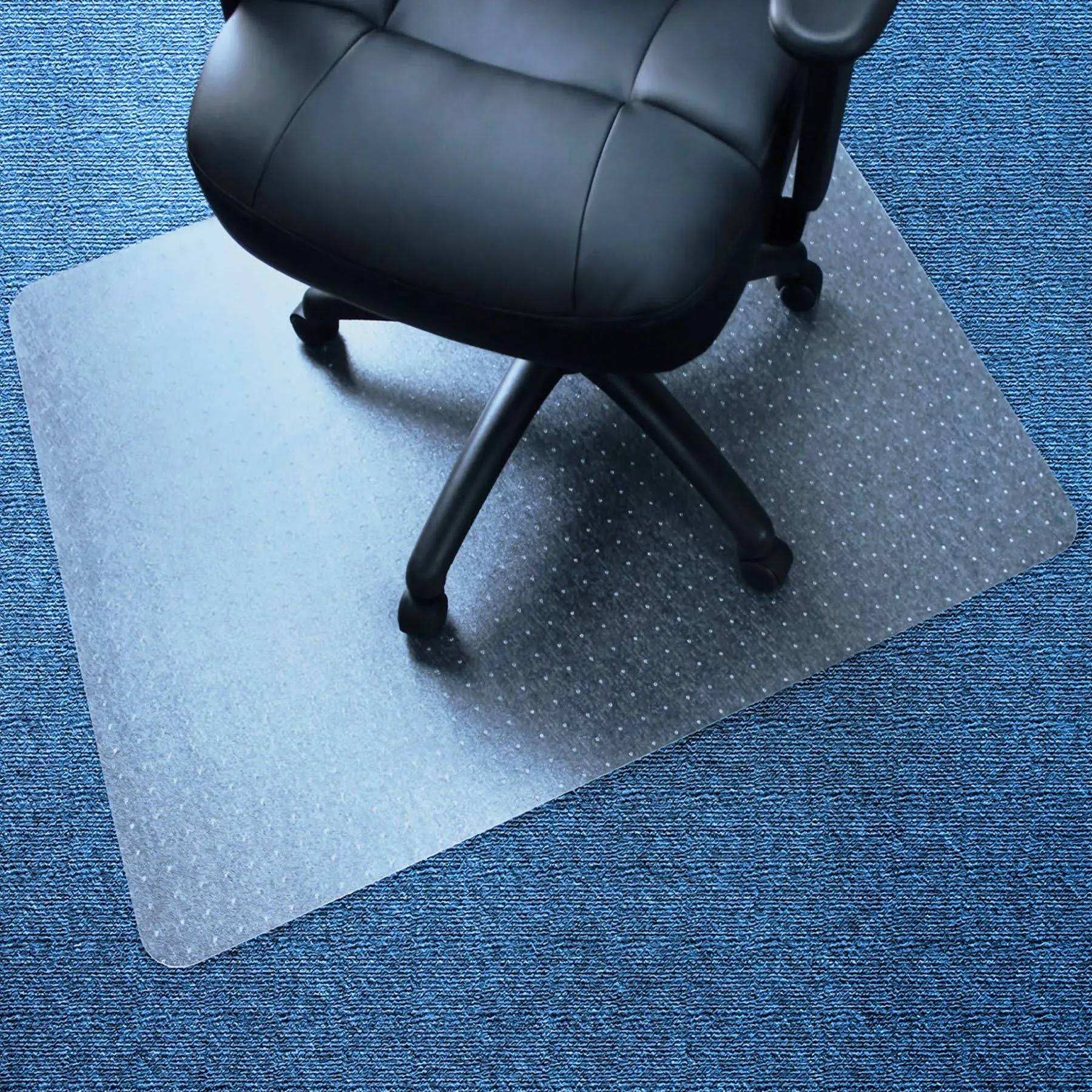 Marvelux Office Chair Mat for Low Pile Carpets 30&#034; x 48” Clear Vinyl Protecto...