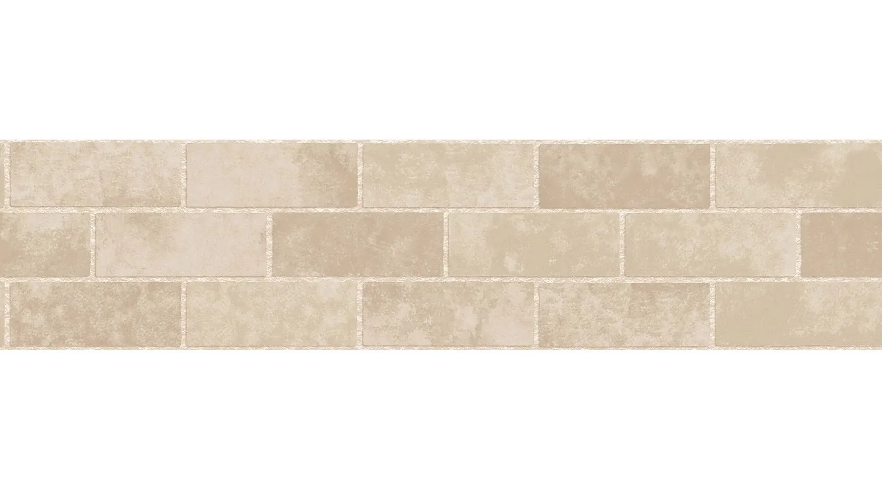 Fine Decor Cream Stone Tile Peel and Stick Border FDB50029