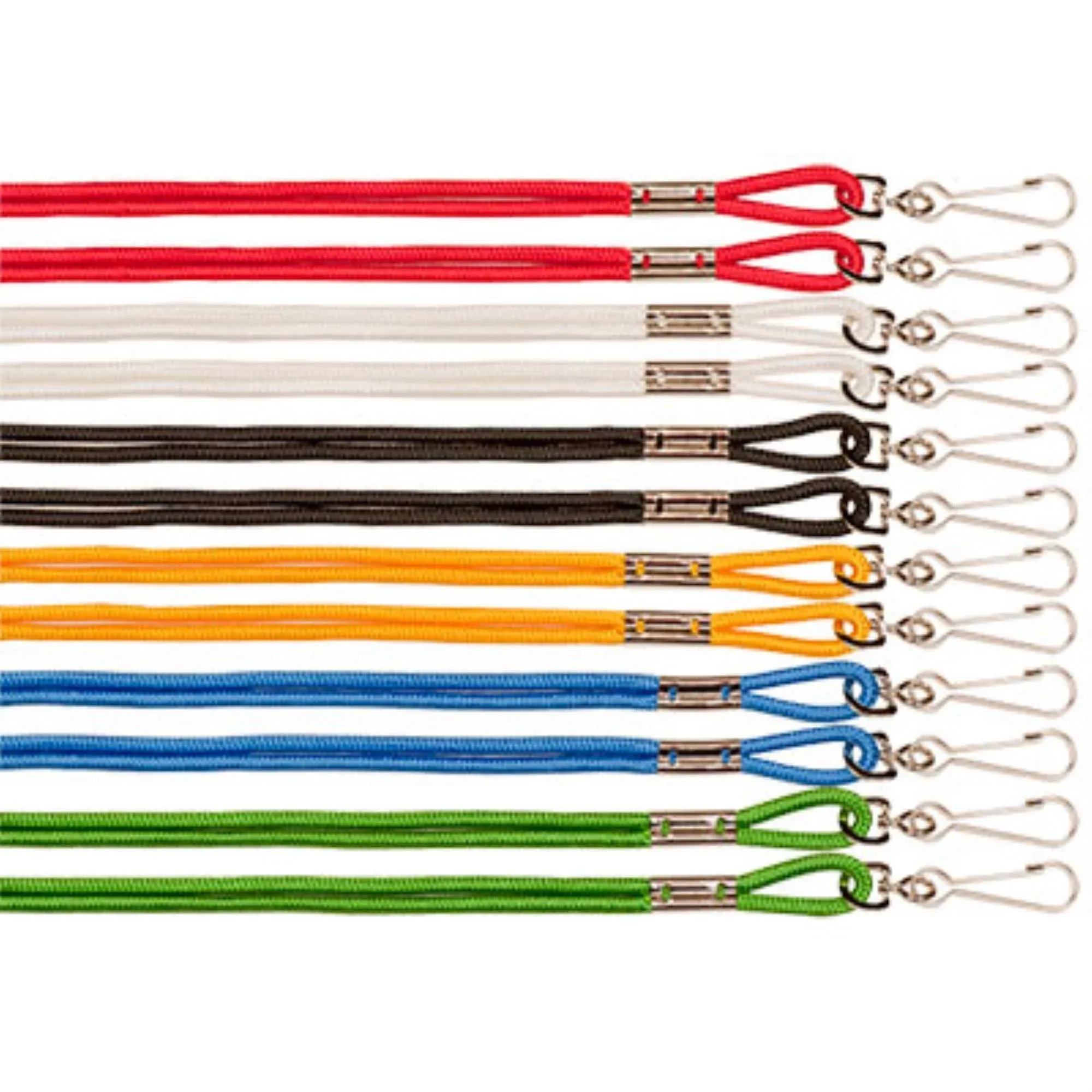 Champion Sports Lanyard, J-Hook Style, 22" Long, Assorted Colors, 12/Pack