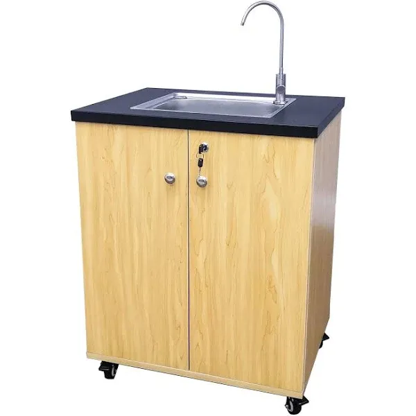 FixtureDisplays Portable Sink Self Contained Hand Wash Station Mobile Sink Water Fountain Water Supply Pump