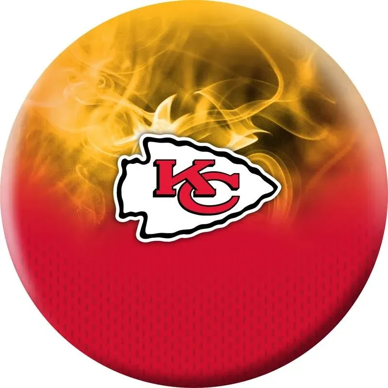 KR Strikeforce NFL on Fire Kansas City Chiefs Bowling Ball