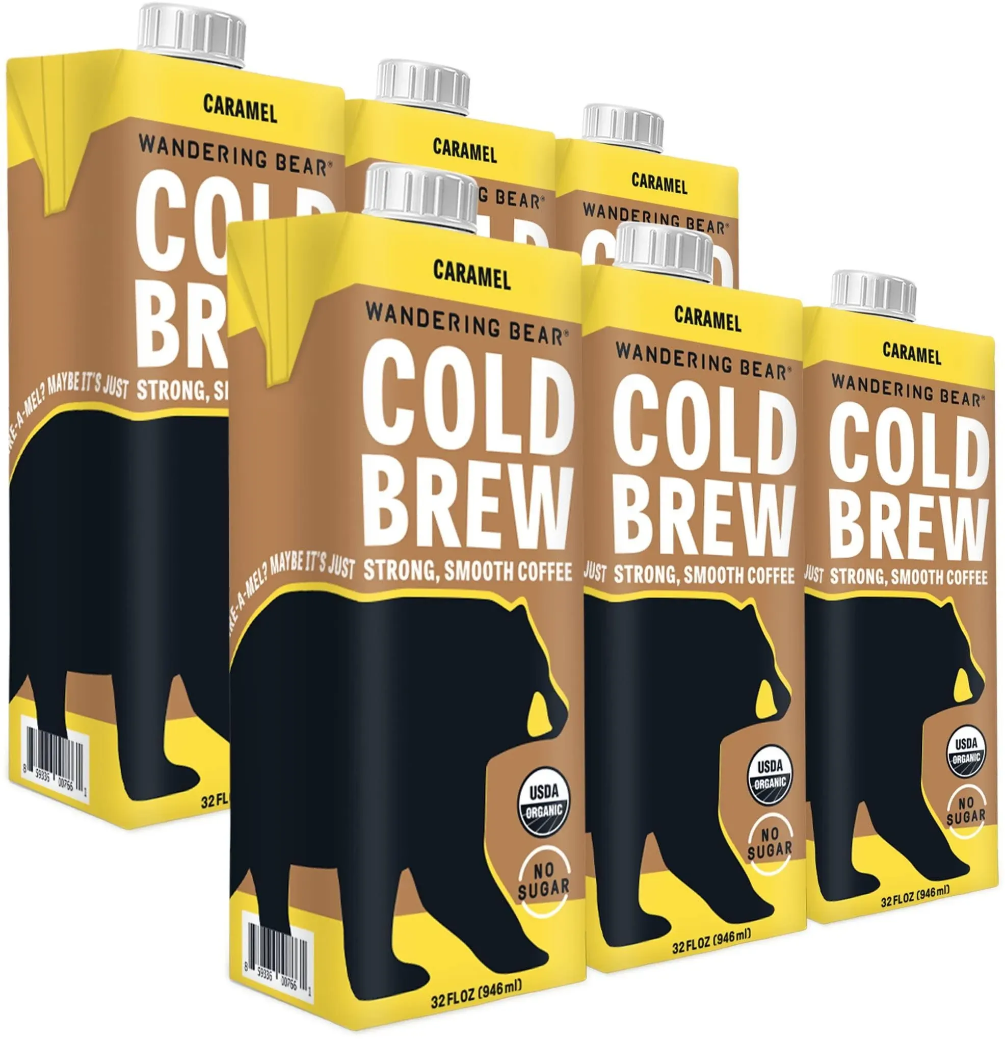 Wandering Bear Organic Cold Brew Coffee Variety Pack