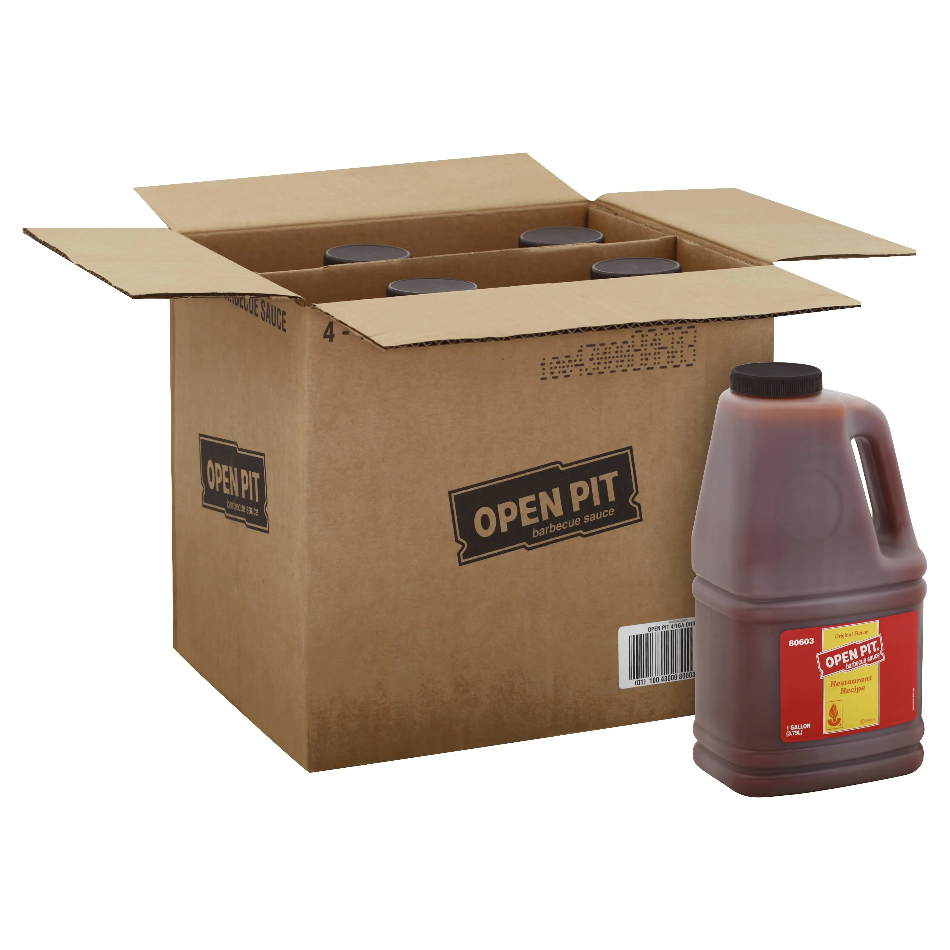 Open Pit 1 Gallon Original BBQ Sauce - 4/Case