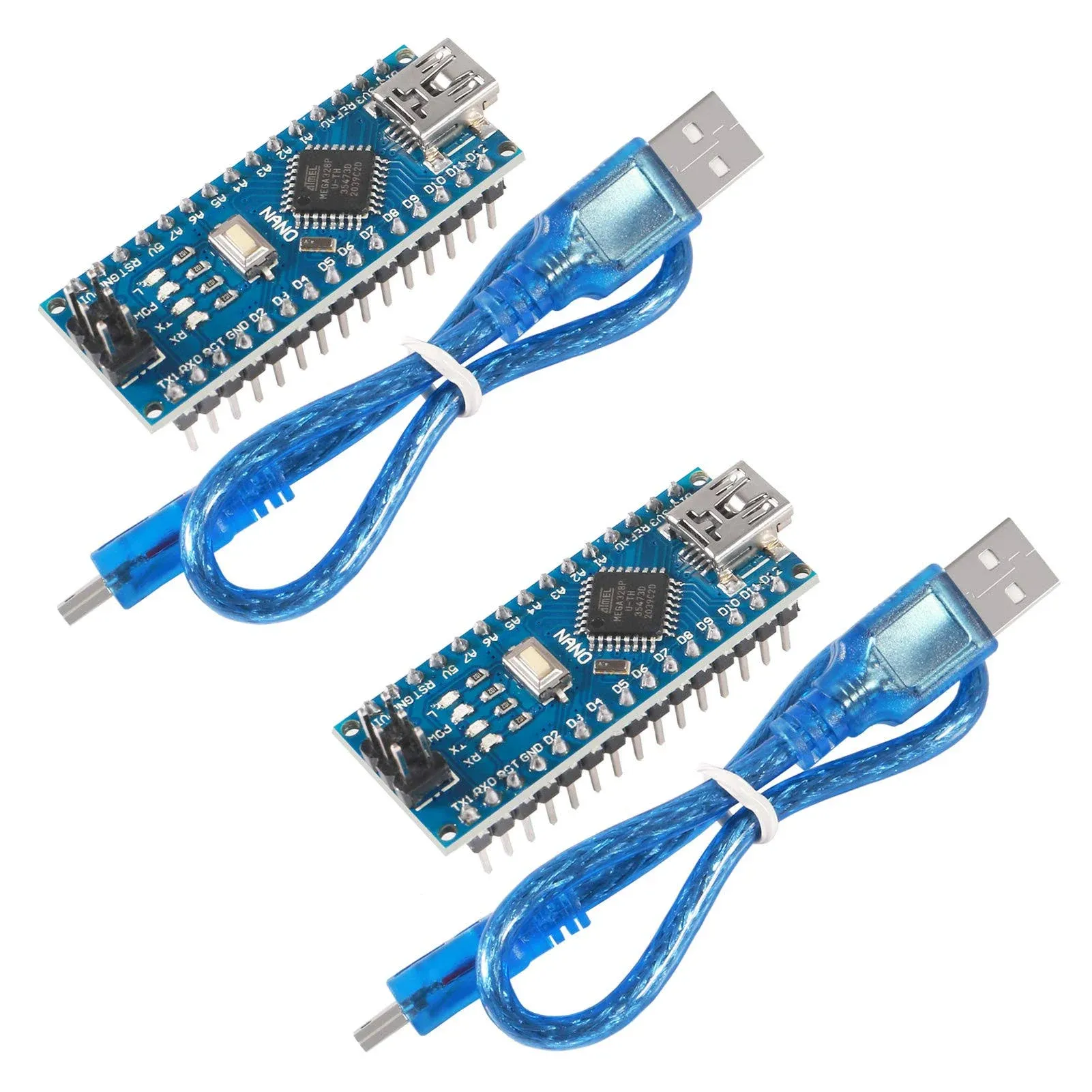 2pcs Dorhea for Nano V3.0 ATmega328P Module CH340C Chip 5V 16MHz Mini USB Micro ...