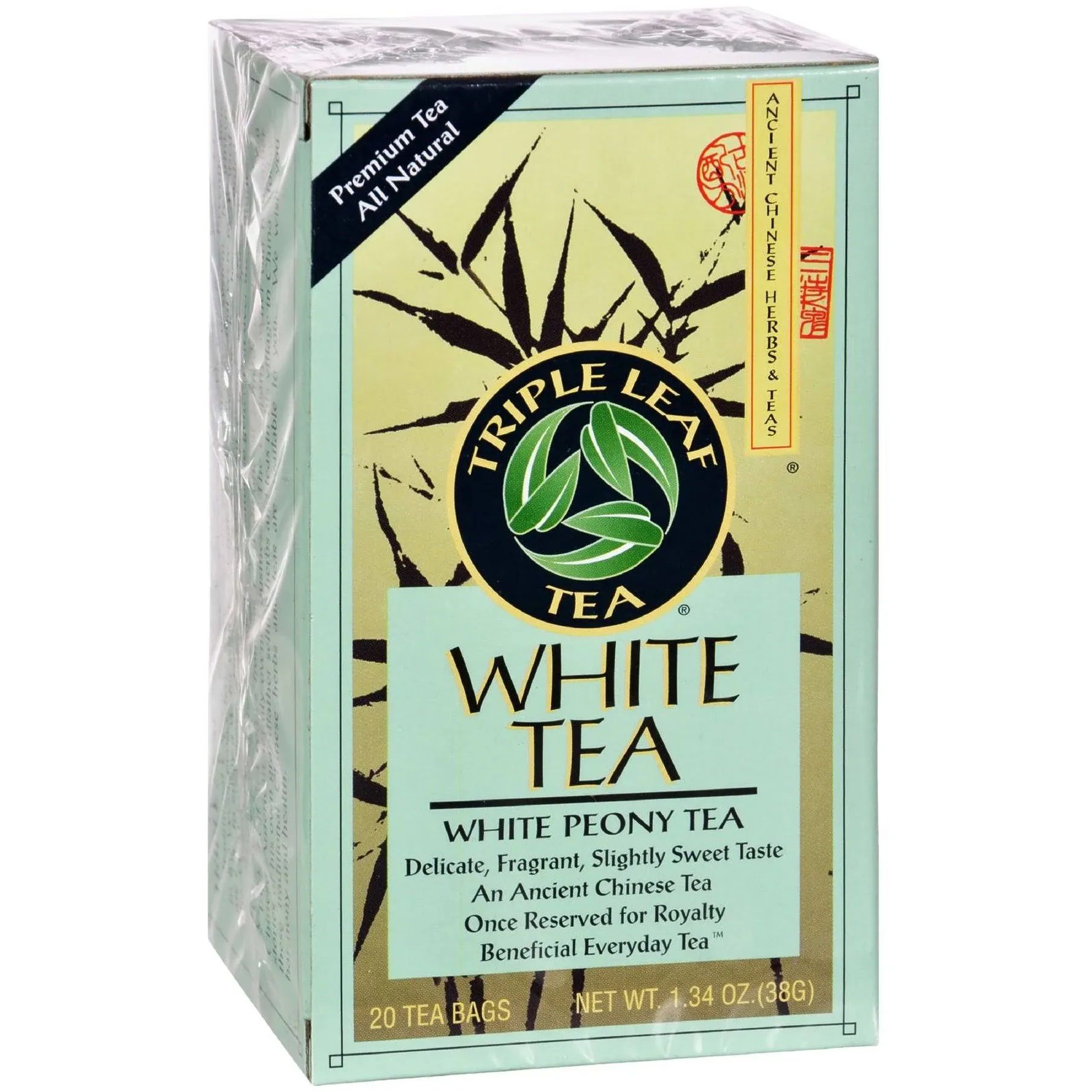 Triple Leaf Tea, White Tea, 20 Tea Bags, 1.34 oz (38 g)