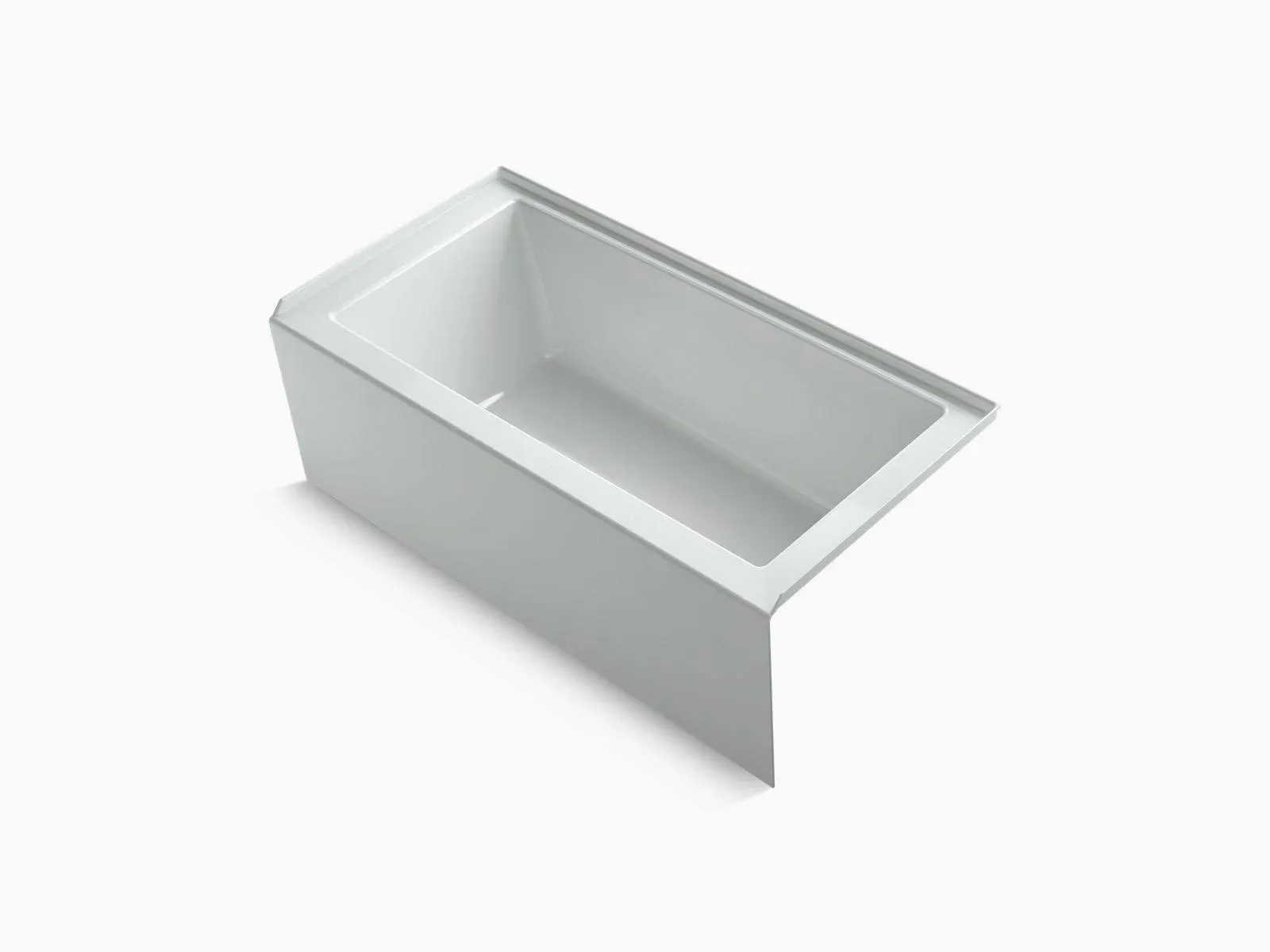 Kohler K-1956-RA Underscore 60" x 30" Alcove Bath Right Drain - Ice Grey