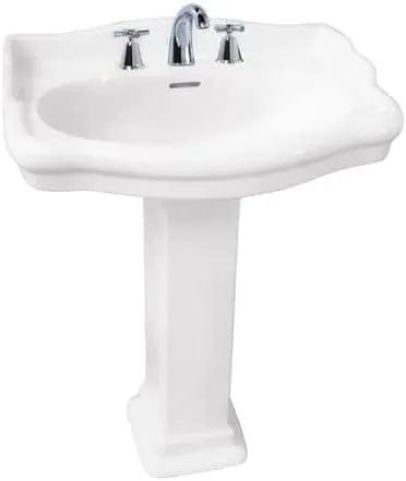 Stanford 660 Pedestal Lavatory 8" Widespread