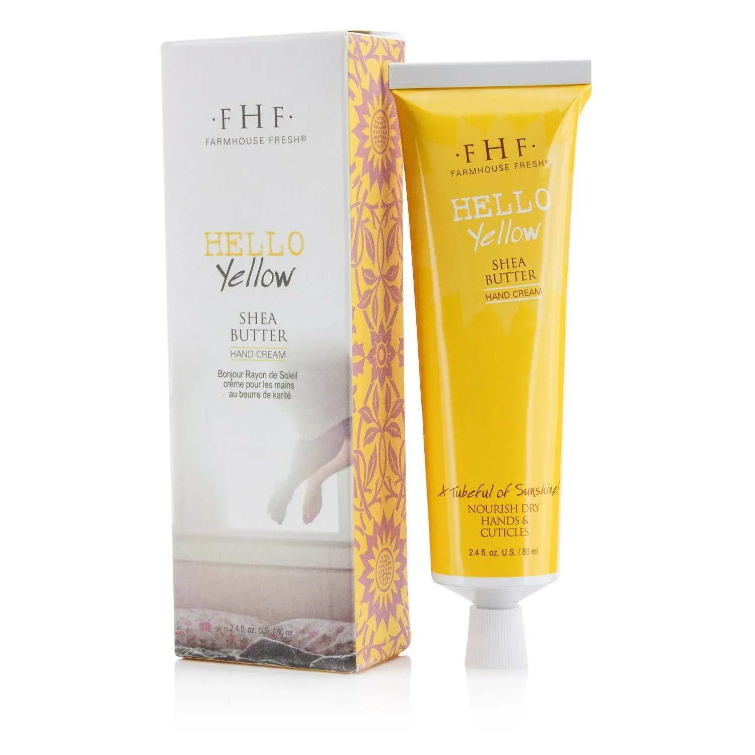 FHF Hellow Yellow Shea Butter Hand Cream 2 oz