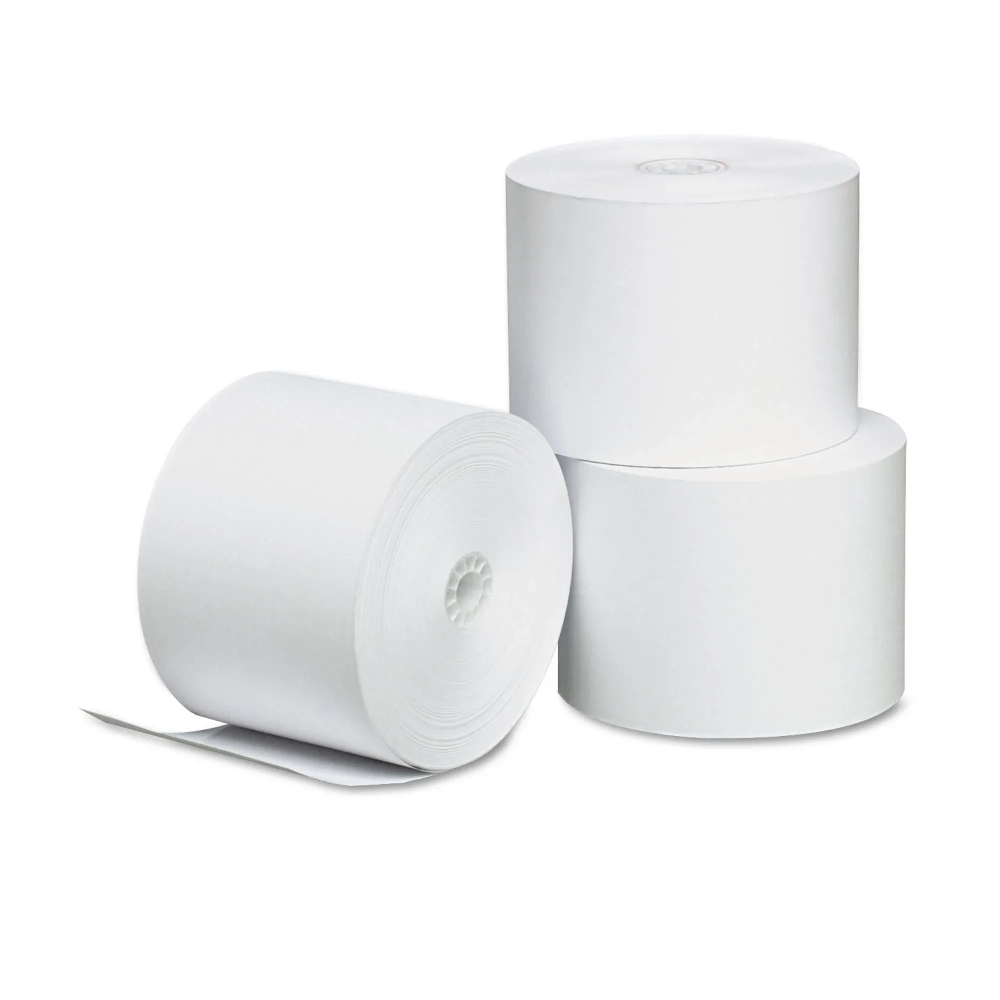 Universal Direct Thermal Printing Paper Rolls, 2.25&quot; x 165 ft, White, 3/Pack 