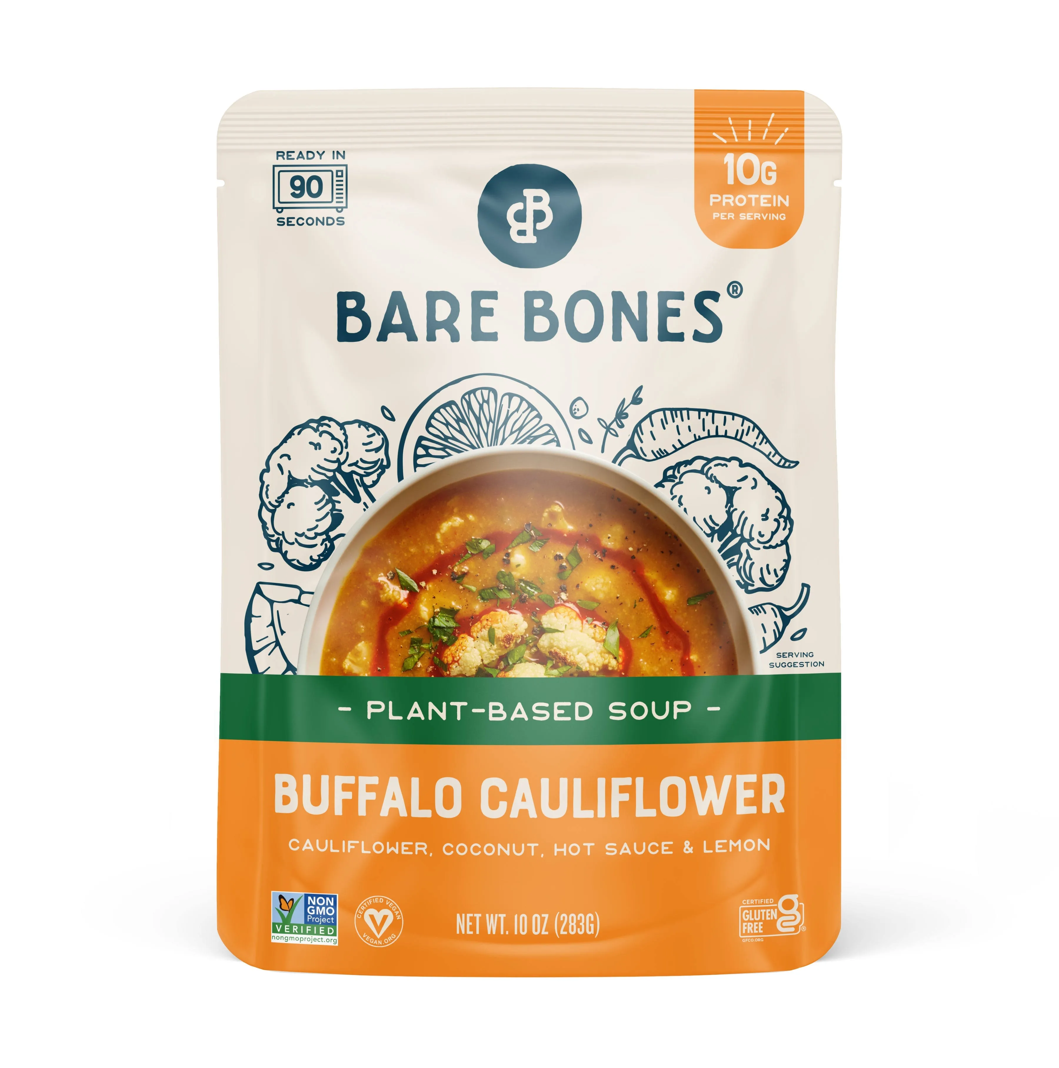 Plant-Based Soup Buffalo Cauliflower / 8-Pack