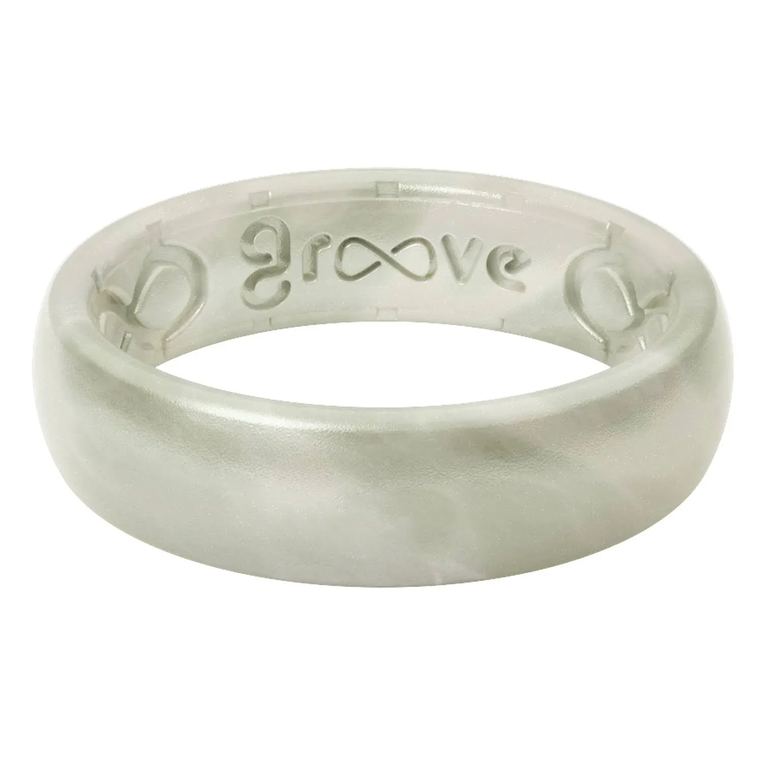 Groove Life Womens Solid Pearl Thin Ring