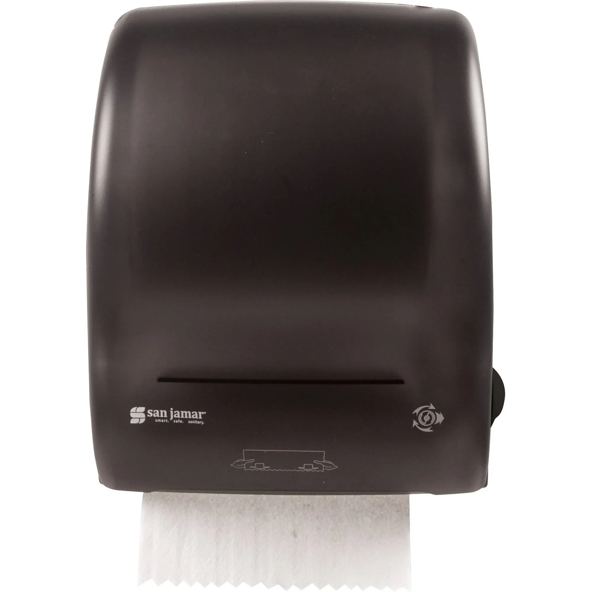 San Jamar Simplicity Mechanical Roll Towel Dispenser 15.25&#034; x 13&#034; x 10.25&#034; Black