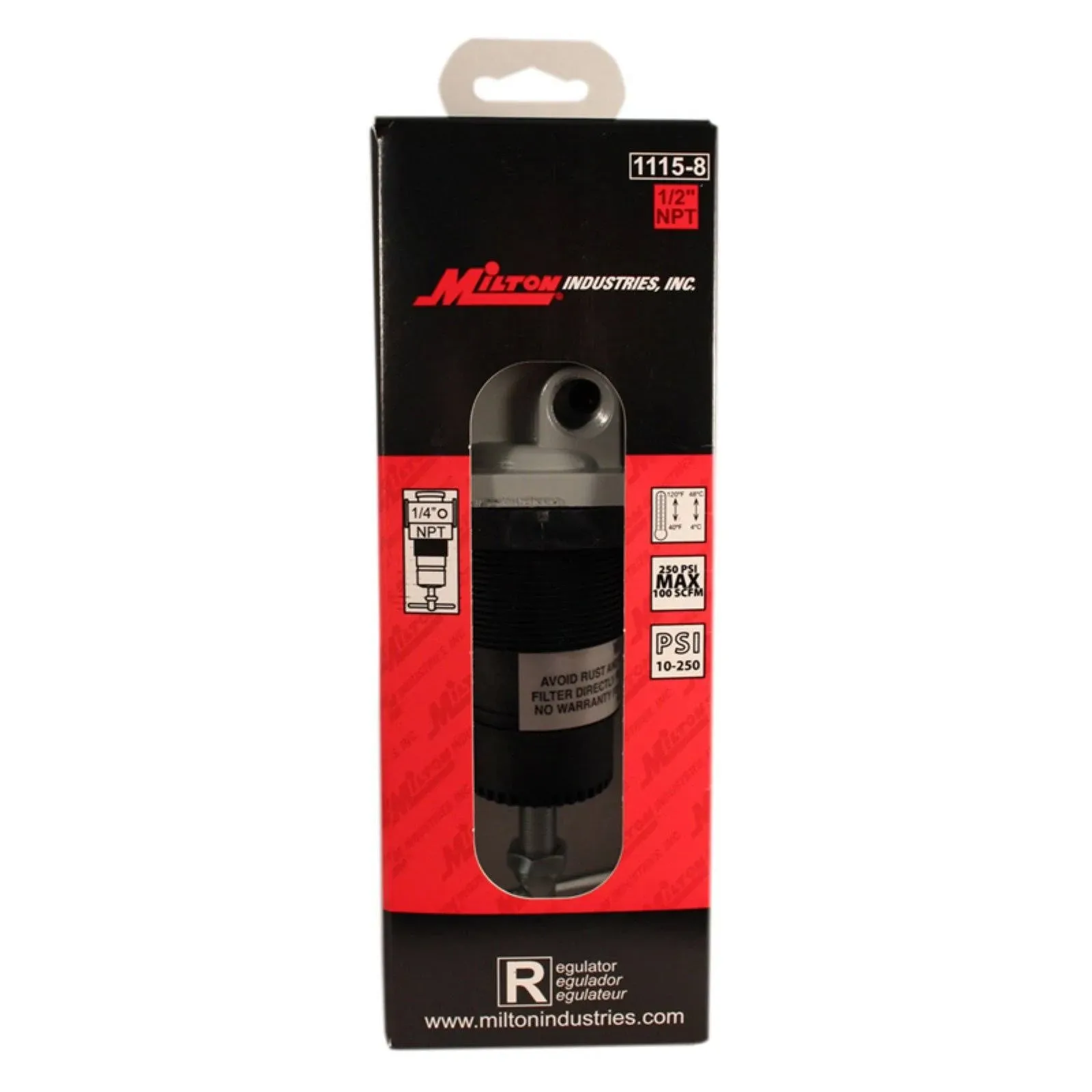 MILTON REG 1/2 NPT HIGH PRESSURE MIL11158