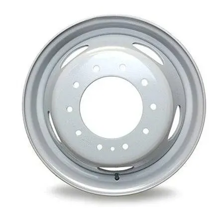 Brand New Single 19.5" 19.5x6 10 Lug Steel Wheel for Dodge RAM 4500 5500 2008-2023 Super Duty Dually Gray OEM Quality Replacement Rim