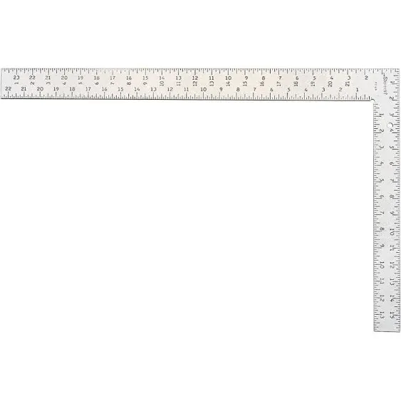 Starrett FS-24 Steel Professional Framing Square 24" x 16" Length