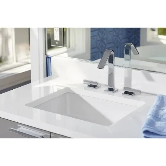 Kohler 2882-0 Verticyl Rectangle Undermount Bathroom Sink - White