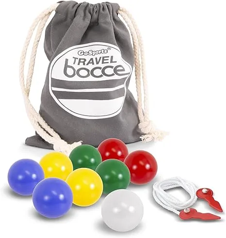 GoSports 40mm Travel Size Mini Bocce Game Set