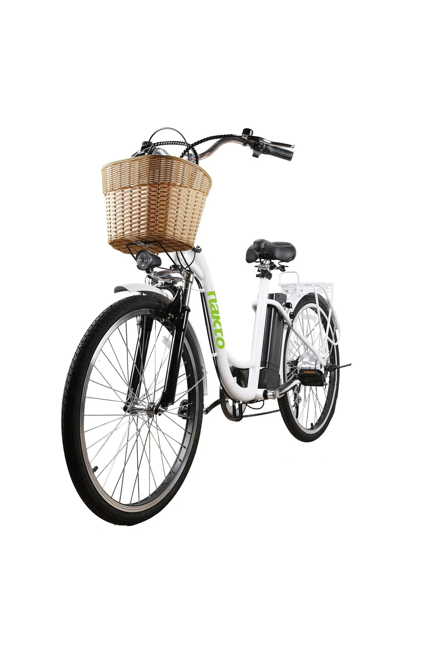 Nakto Camel 26" Women City Electric Bike White